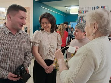 Wystawa ikon napisanych metodą tradycyjną przez Gabrielę Bidułę z Olewina otwarta